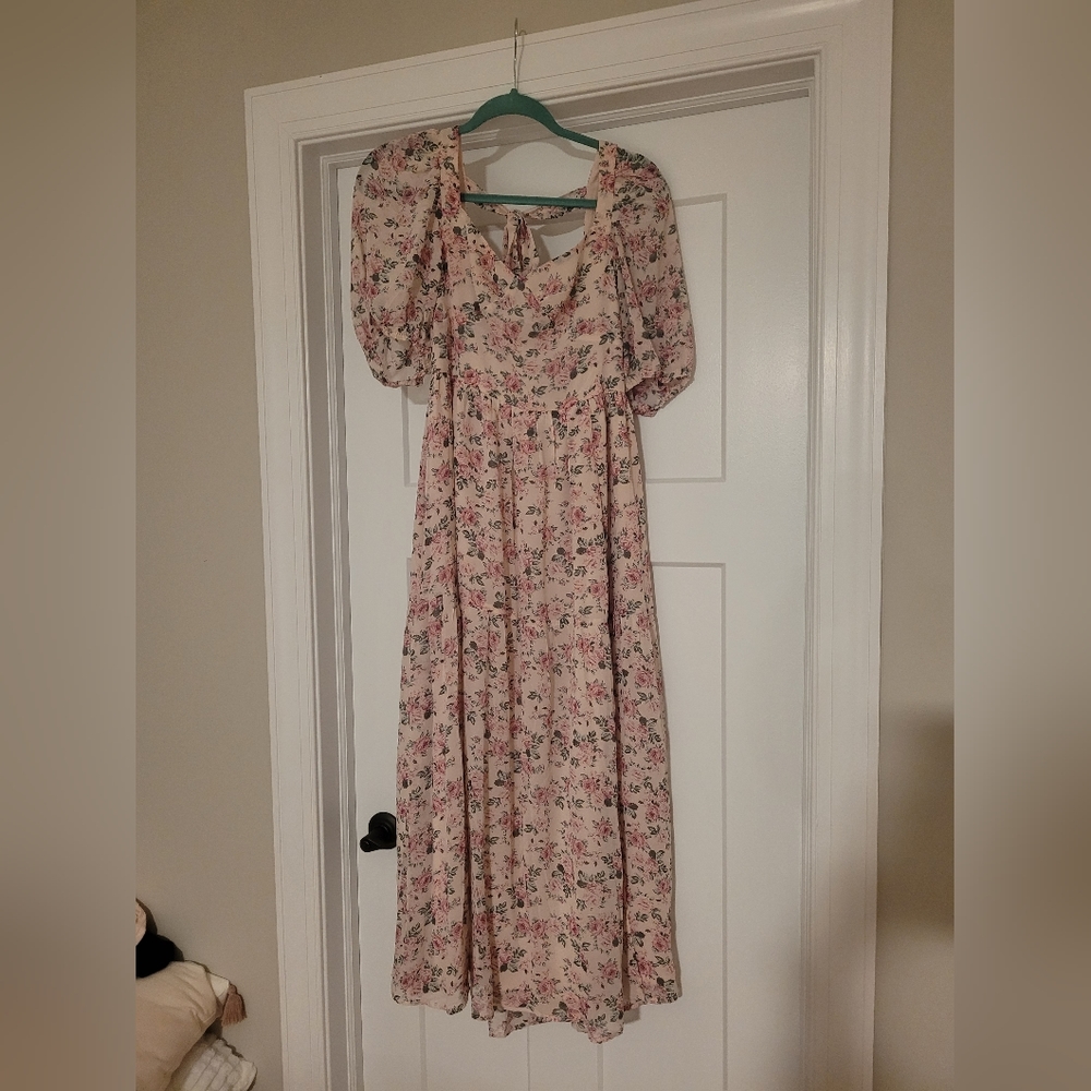 Floral midi dress